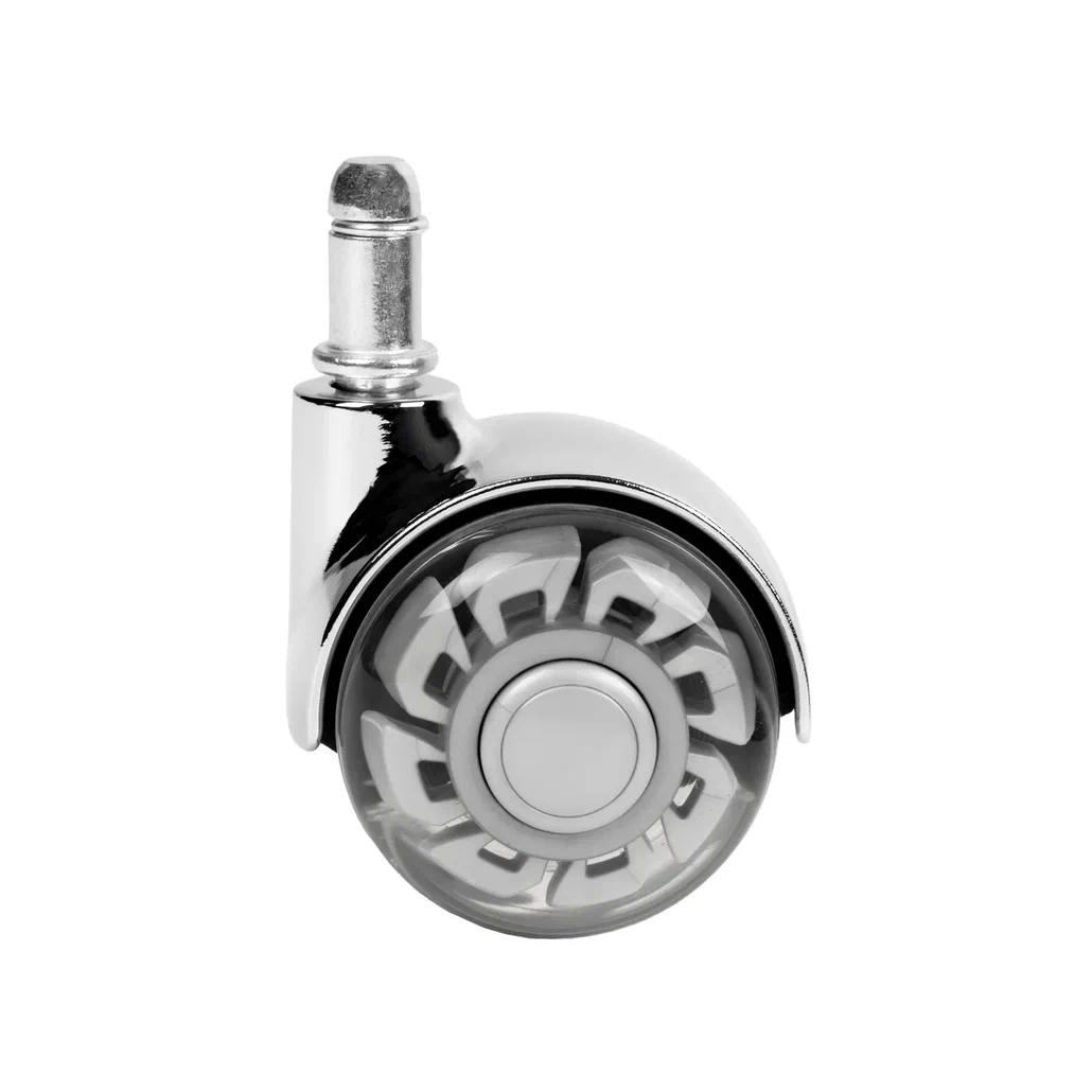  Ролик 50- RQ01 универсальный слим 25 силиконовый серебро с хром площадкой 