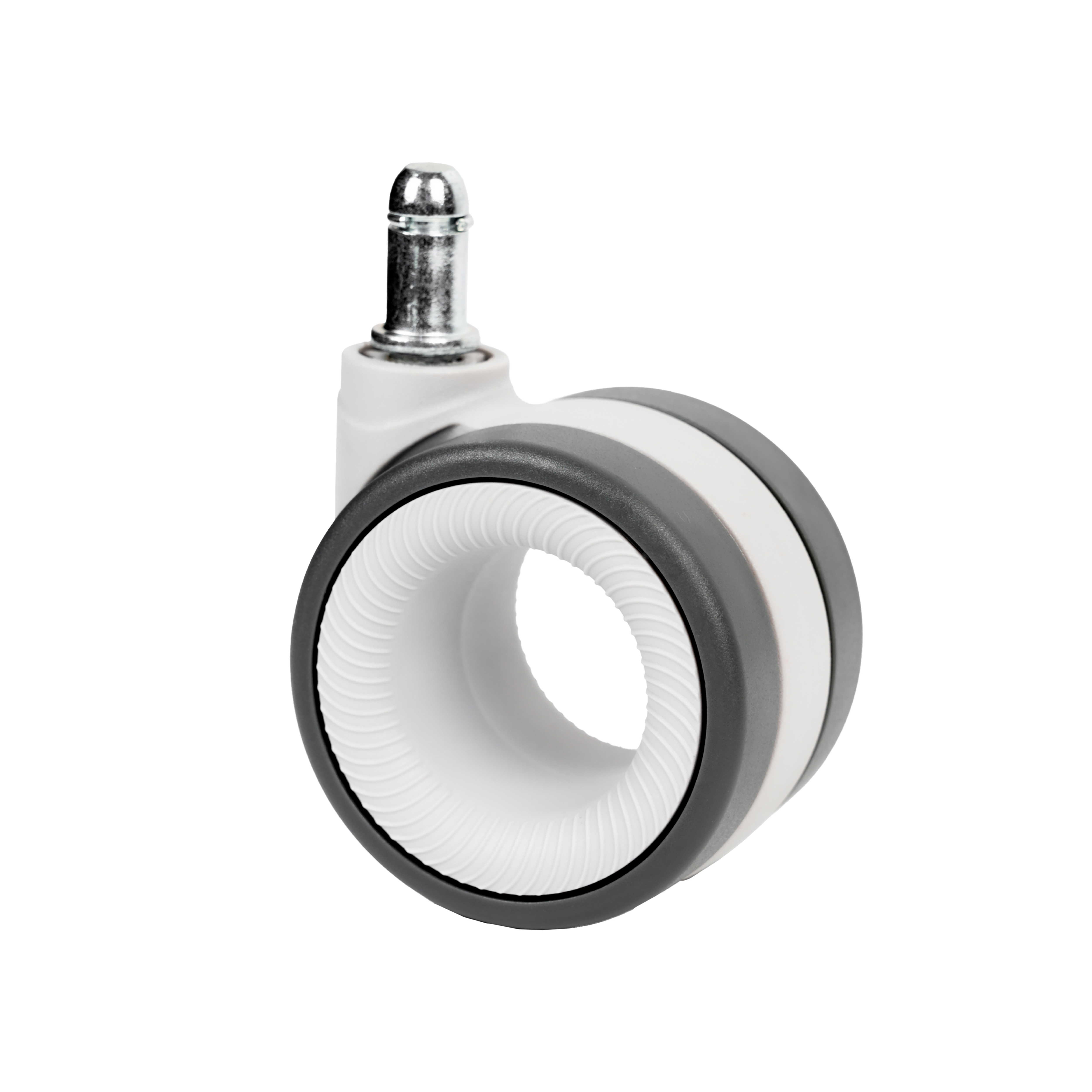 7201040 ролик 65- LV65 PU  полый светло-серый ПУ серый)