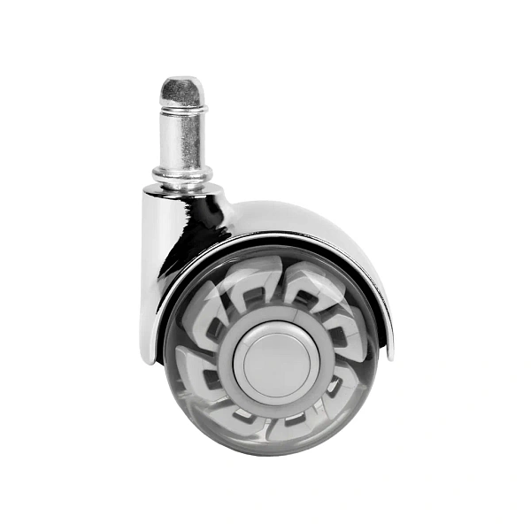  Ролик 50- RQ01 универсальный слим 25 силиконовый серебро с хром площадкой 