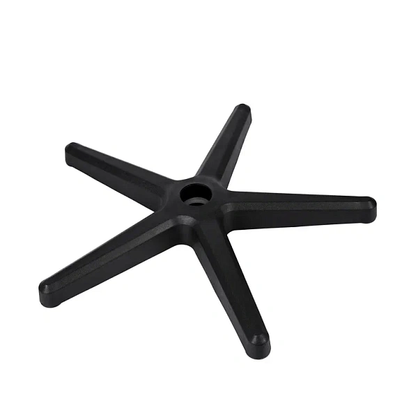 7000844	Крестовина для операторского кресла ПП с металлическим кольцом черная 